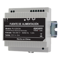 Fuente Epcom PowerLine PLI-12-DC-5A 12 Vcc 5A