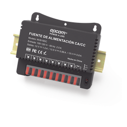 Fuente de poder EPCOM Powerline NV-815-DC 8 cámaras 8A