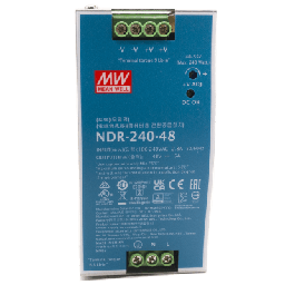 Fuente de poder industrial Hikvision 48V 5A 240W riel DIN