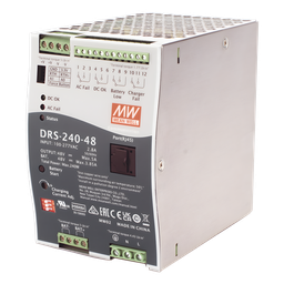 Fuente de poder riel DIN MeanWell DRS24048 240W 48V