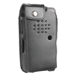 Funda de piel Syscom FSMTE-390 para radios TE-390