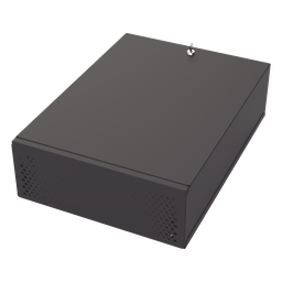 Gabinete metálico DVR/NVR EPCOM GABVID4R3 con chapa