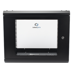 Gabinete de pared LinkedPro SR1909LH3GA 9U cristal templado