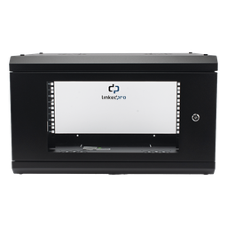 Gabinete de pared LinkedPro SR1906LH3GA 6U cristal templado