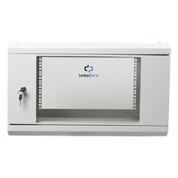 Gabinete pared LinkedPRO SR1906LH3GW 6U 19" cristal