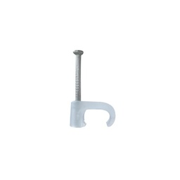Grapa Thorsman TC-5X8 cable plano 5mm transparente 100 pzs