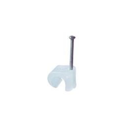 Grapa para cable Thorsman TC-710 7mm transparente 100 pzas