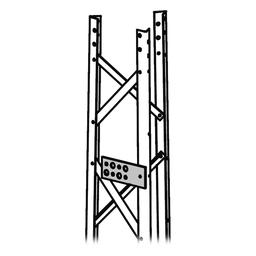 Guía de cableado Trylon TRY-T-TXB galvanizada Titan