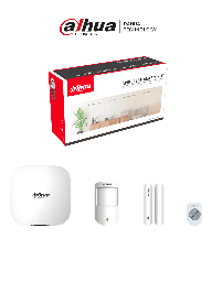Kit de Alarma Inalámbrico con Conexión Wifi y Ethernet / Monitoreo por APP / Incluye Panel WiFi Ethernet; Un Sensor de Movimiento; Un Contacto Magnético; Un Control Remoto