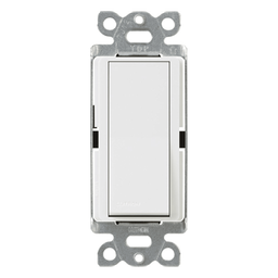 Apagador Lutron Claro CA3PSWHS 15A 3 vías blanco