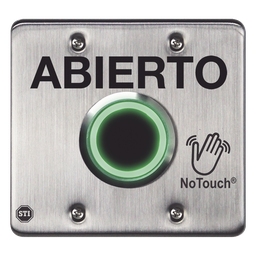Botón de salida sin contacto STI NT-SS202-ES IR acero inox