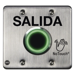 Botón de salida sin contacto STI NT-SS201-ES IR acero inox