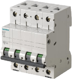 Interruptor automático Siemens 5SL64167CC 4 polos 16A