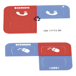 Iconos identificación Siemon Z-ICON-03B rojo 100 piezas