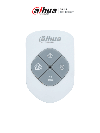 Control Remoto Tipo Llavero de 4 Botones / Armado - Desarmado - En Casa - Emergencia / Función de Salto de Frecuencia / Led Indicador de Estado Color Rojo o Verde
