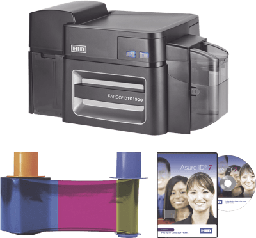 Impresora de tarjetas HID DTC1500 300 dpi doble cara