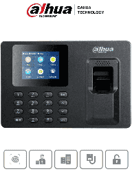 Control de Asistencia con Pantalla a Color de 2.4 Pulgadas/ 2,000 Huellas/ 1000 Usuarios y 100,000 Registros/ Comunicación TCP/IP/ Soporta Passwords/ Puerto USB para Actualización/ 1 Salida de Relevador para Timbre