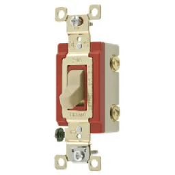 Interruptor de palanca Hubbell HUB-4902I 20A 2 polos