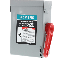 Interruptor seguridad Siemens GNF321RA 240V 3P 30A NEMA 3R
