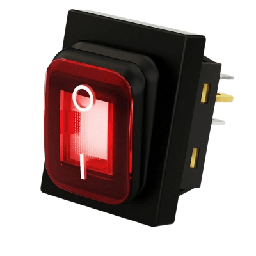 Botón de salida AccessPRO APB-03121-R IP65 LED rojo