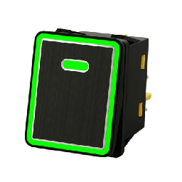 Interruptor tipo switch AccessPRO APB-08221-G LED verde IP65
