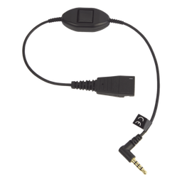 Cable Jabra QD a 3.5 mm con Push-to-Talk