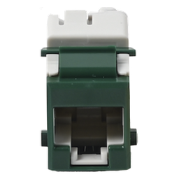 Jack keystone Cat6A Siemon U6A-K07NS UTP verde
