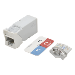 Jack de red Siemon Z6A-02B Cat6A UTP blanco bulk