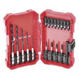 Juego puntas y brocas Precision PST-C010-02 18 pzas