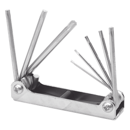 Juego 8 llaves Torx Surtek SYS-ALLFTN8 estuche metálico