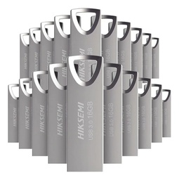 Kit Paquete 20 Memorias Usb 32gb Flash Metálica Hikvision 2.0 Hs-usb-m200 Plateado