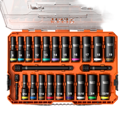 Juego de dados de impacto Klein Tools 65121-IMPCT 23 pzas