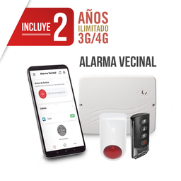 Kit alarma vecinal M2M PRO4GEN2 híbrido 4G LTE-M
