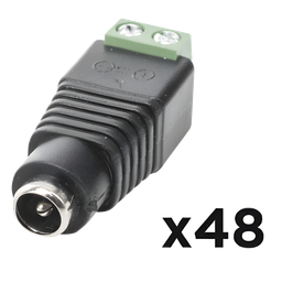 Kit 48 jumpers hembra EPCOM PAQ48JR53 12 Vcc para CCTV