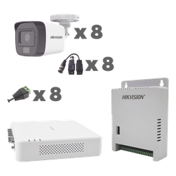 Kit CCTV Hikvision KH1080P8BFH DVR 8 cámaras 1080p