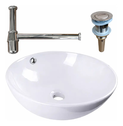 KIT Cespol + Contra + Ovalin Blanco Cala 36cm Ceramico