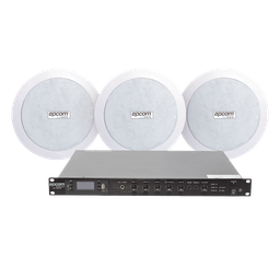 Kit amplificador EPCOM ProAudio SF120DTB 120W 3 bocinas