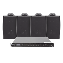 Kit audio EPCOM PROAUDIO SF120DTB/4WS 120W 4 bocinas pared