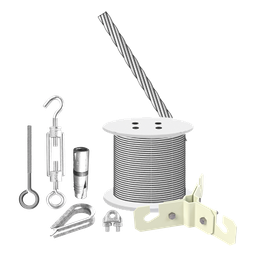 Kit sujeción mástil Syscom KIT-RET-6M retenida 6m