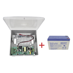 Fuente con distribuidor Epcom PS12DC4PBK/K 5A 4 salidas