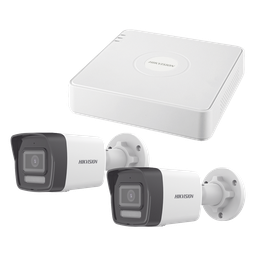 Kit videovigilancia IP Hikvision KIPCSTART NVR 4ch 2 cámaras