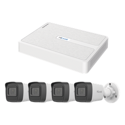 Kit videovigilancia IP HiLook KIPH4B/2MP 4 cámaras 2MP