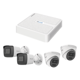 Kit videovigilancia IP HiLook KIPH2B2D/2MP 4 cámaras 2MP