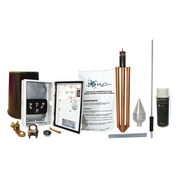 Pararrayos Total Ground KIT-MASTER-01T 160m acero inoxidable