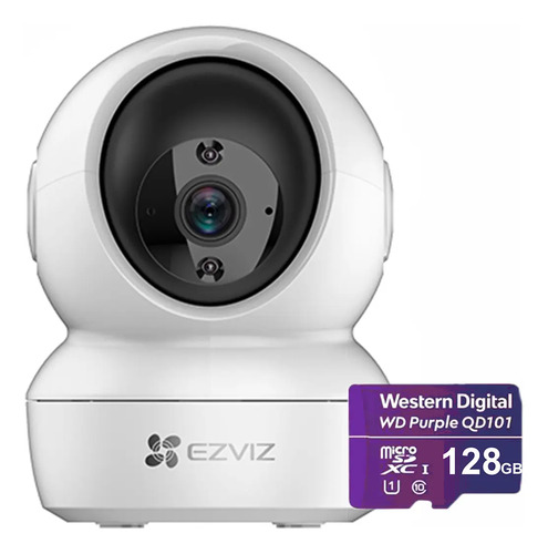 (EZVIZ) C6N Mini Cámara IP PT 2 MP / Wi-Fi / Seguimiento Inteligente + Micro SD 128gb C6N