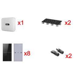 Kit solar interconexión Huawei SUN20005KTKIT 5kW 220Vca