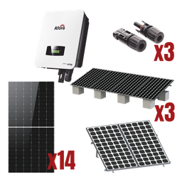 Kit solar interconexión Afore HNS8000TLKIT1 8kW 14 paneles