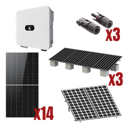 Kit solar interconexión Huawei SUN20008KLKIT 8kW 220V