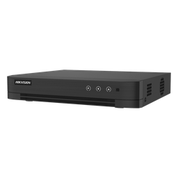 (ACUSENSE / Evita Falsas Alarmas) DVR 5 Megapixel/3k Lite / 16 Canales TURBOHD + 8 Canales IP / 1 Bahía de Disco Duro / Audio por Coaxitron / Salida de Vídeo en Full HD
