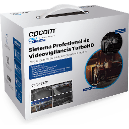 Kit CCTV EPCOM B8KITCV/AT DVR 4ch 4 cámaras 2MP ColorVu